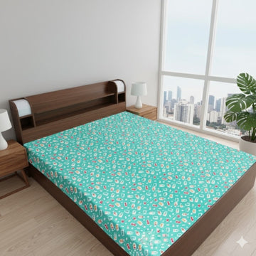 Ryka Premium Waterproof PVC Bedsheet For  Double & Single Bed | Waterproof, Dustproof & Long-Lasting Protection