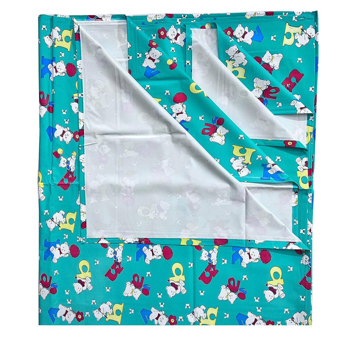 Ryka PVC Waterproof Baby Bedsheet (36x54 Inches) – Soft Printed, Reusable & Leakproof Mattress Protector| Pack Of 1 |