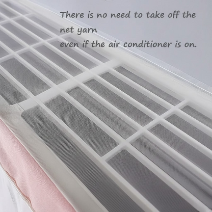 RYKA Premium Work Indoor AC Dust Protection Cover | Designer Summer Ac Cover | 1.5 Ton Pink Bunny (29 x 15.5 x 7.5 inches)