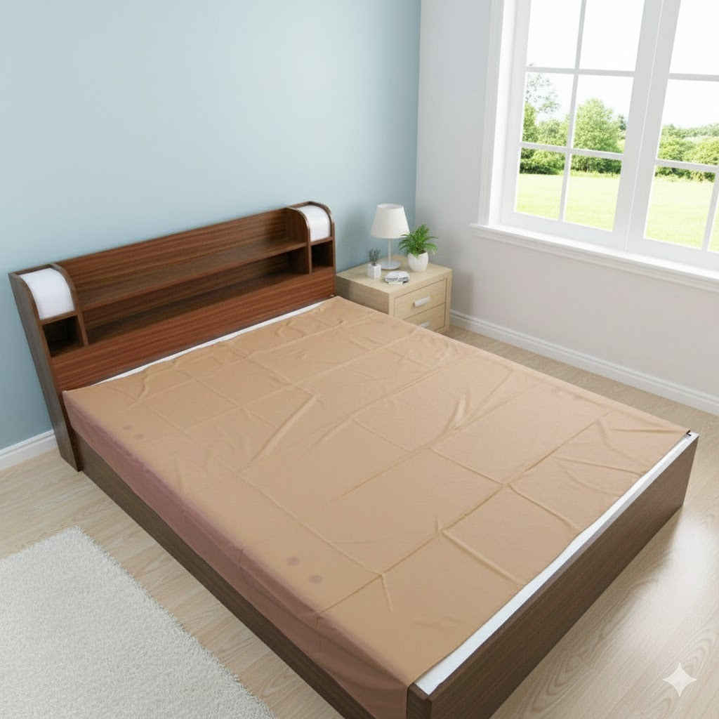 Ryka Premium Waterproof PVC Bedsheet For  Double & Single Bed | Waterproof, Dustproof & Long-Lasting Protection