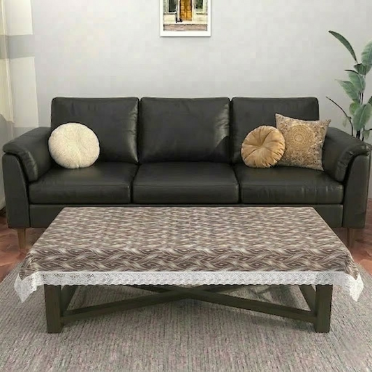 RYKA PVC Printed Table Cover 4 Seater | Table Protector Sheet | Waterproof and Dustproof | Eye Printed Table Cover | Rectangular Center Table Cover | 40X60 Inch (Pack Of 1)