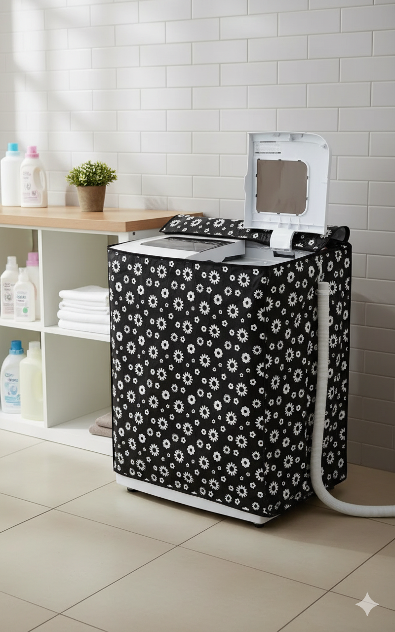 Ryka Premium Waterproof Washing Machine Cover | Dustproof & Sun-Resistant | Front/Top Load Fully Automatic Washing Machine Protector