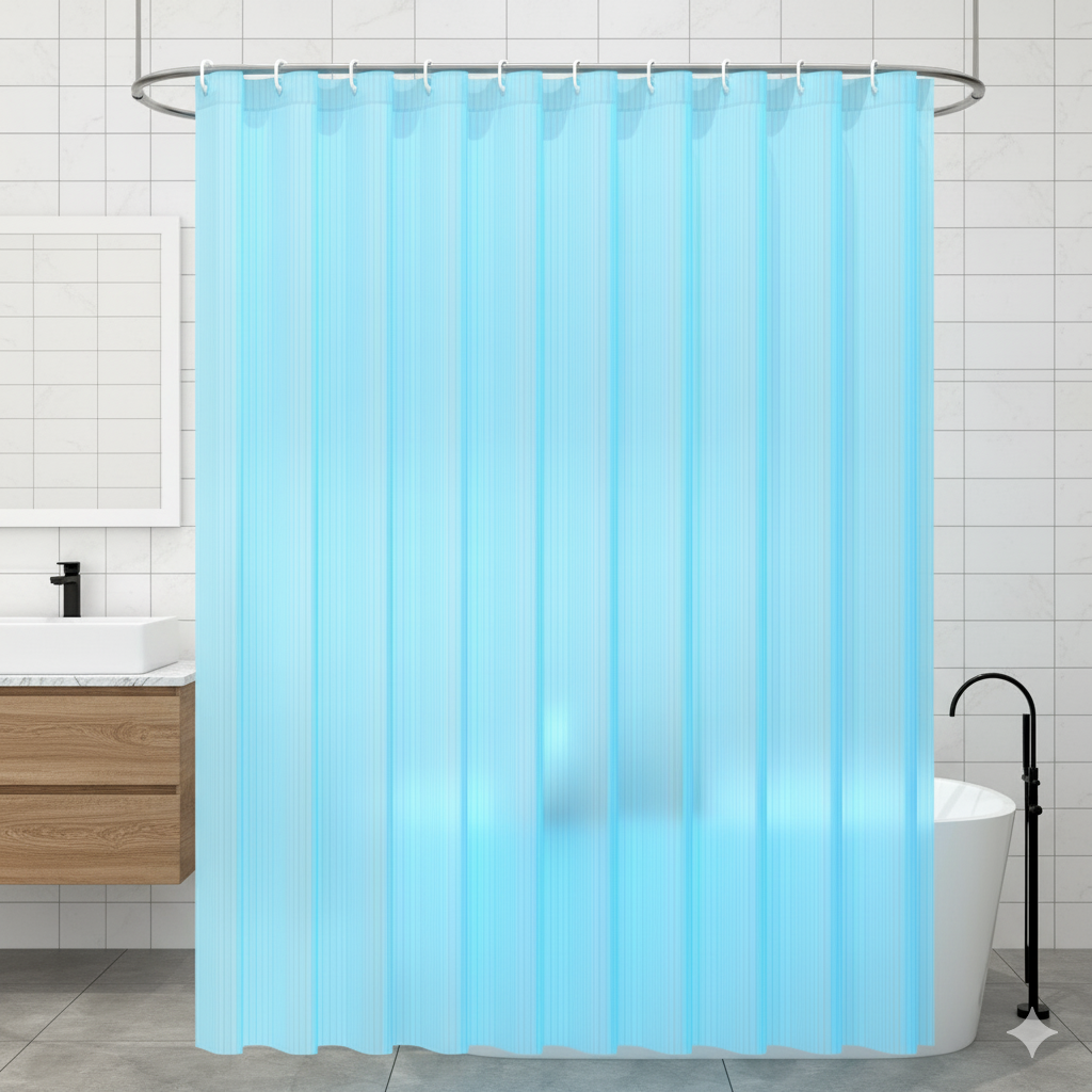 Ryka Transparent PVC AC Door Curtain | Dustproof, Waterproof & Cooling Divider for Home