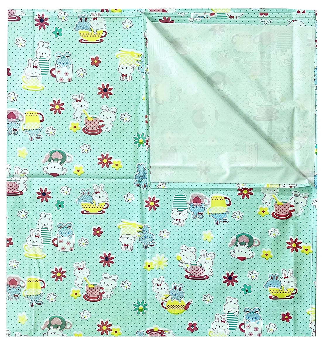 Ryka PVC Waterproof Baby Bedsheet (36x54 Inches) – Soft Printed, Reusable & Leakproof Mattress Protector| Pack Of 1 |