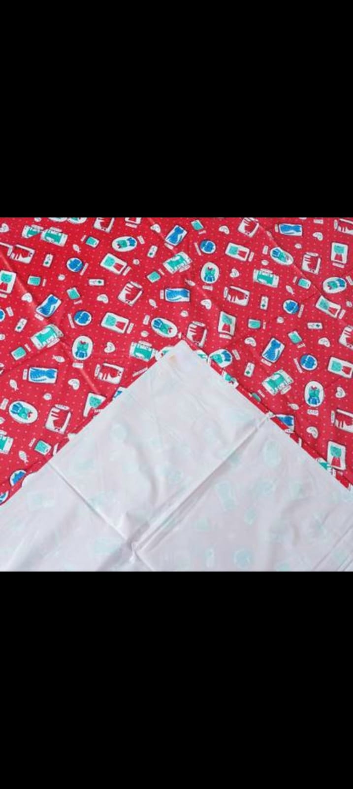PVC Waterproof Baby Bedsheet (80x80 Inches) – Soft, Durable & Printed Baby Bed Protector | Reusable, Washable & Leakproof Sheet for Kids| Pack Of 1