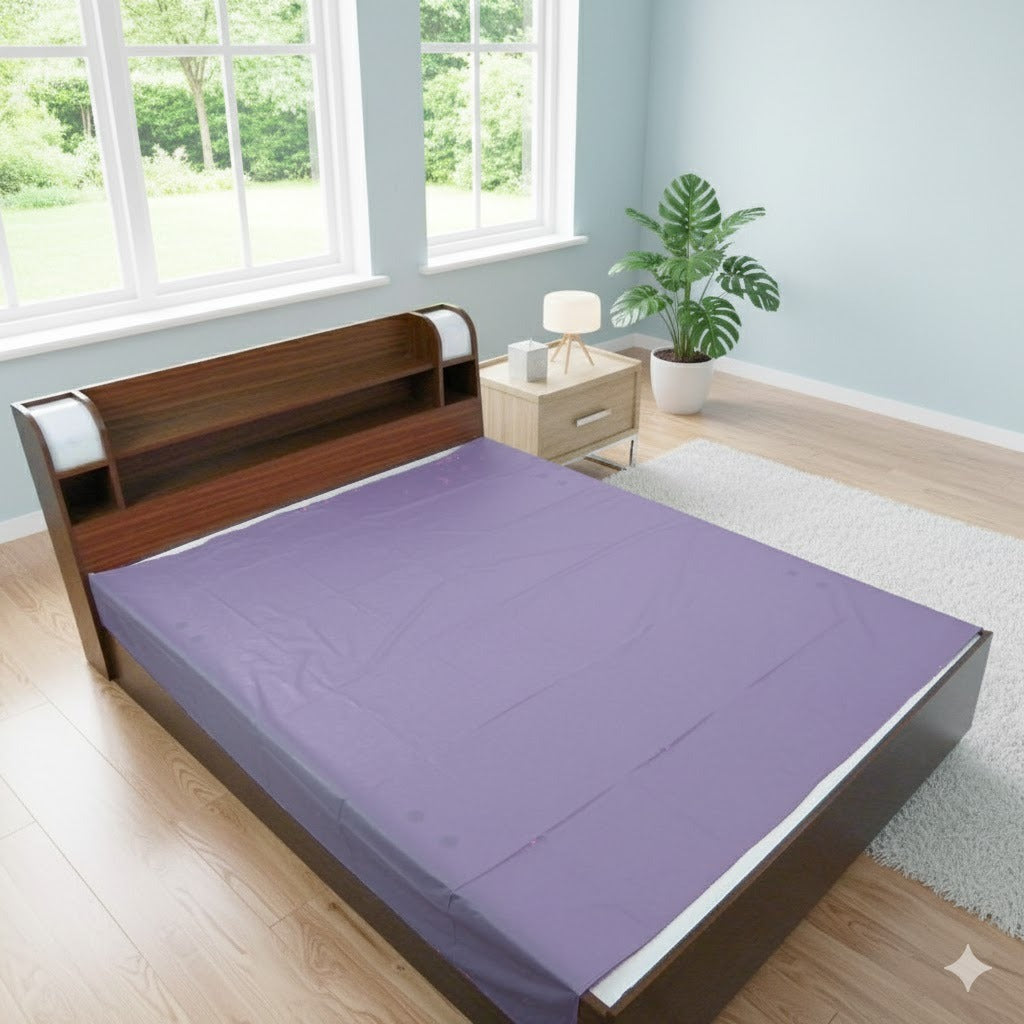 Ryka Premium Waterproof PVC Bedsheet For  Double & Single Bed | Waterproof, Dustproof & Long-Lasting Protection