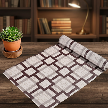 PVC Shelf Roll for Kitchen Cabinets, Drawers & Refrigerator – Waterproof, Anti-Slip, Easy to Clean Liner Sheet – Multi-Purpose Decorative Shelf Mat (5 mtr)