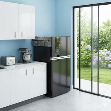 Ryka Premium PVC Fridge Top Cover | Waterproof & Dustproof Refrigerator Cover with 6 Utility Pockets | Stylish Printed Fridge Mat for Home Kitchen Décor