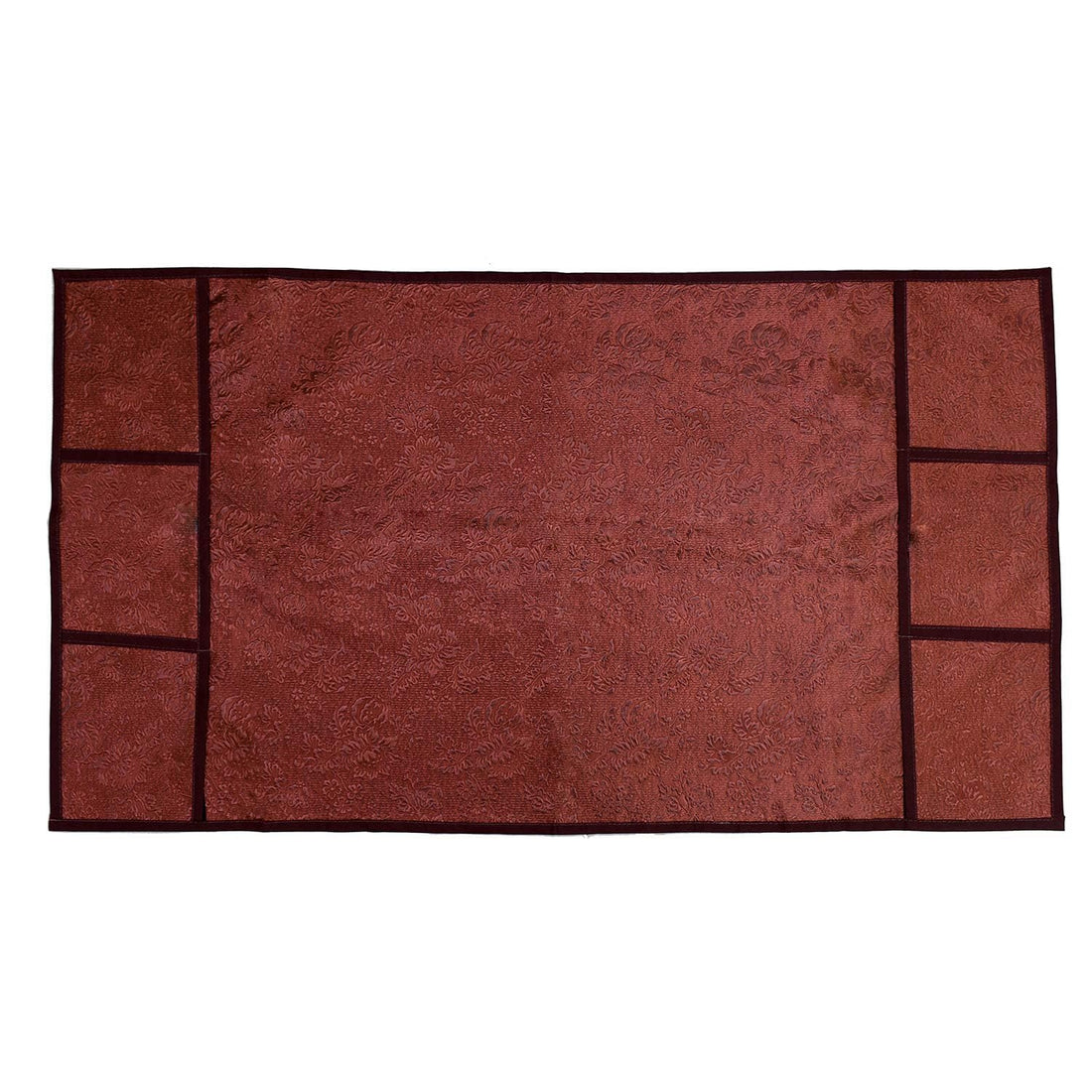 Ryka Premium PVC Fridge Top Cover | Waterproof & Dustproof Refrigerator Cover with 6 Utility Pockets | Stylish Printed Fridge Mat for Home Kitchen Décor