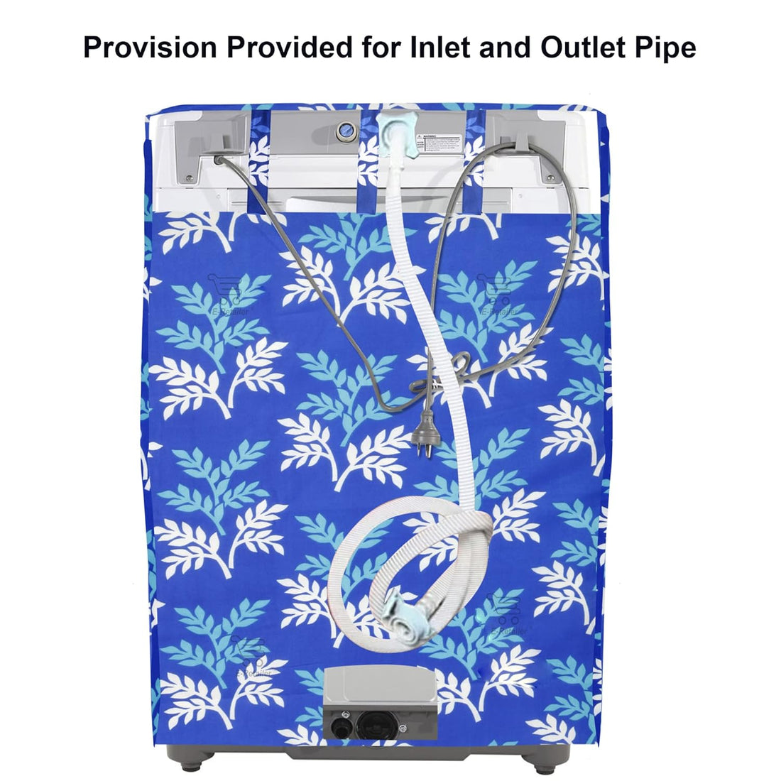 Ryka Semi Automatic Washing Machine Cover 34×32 | Waterproof & Dustproof PVC Protector | Heavy-Duty Outdoor Cover| Pack OF 1