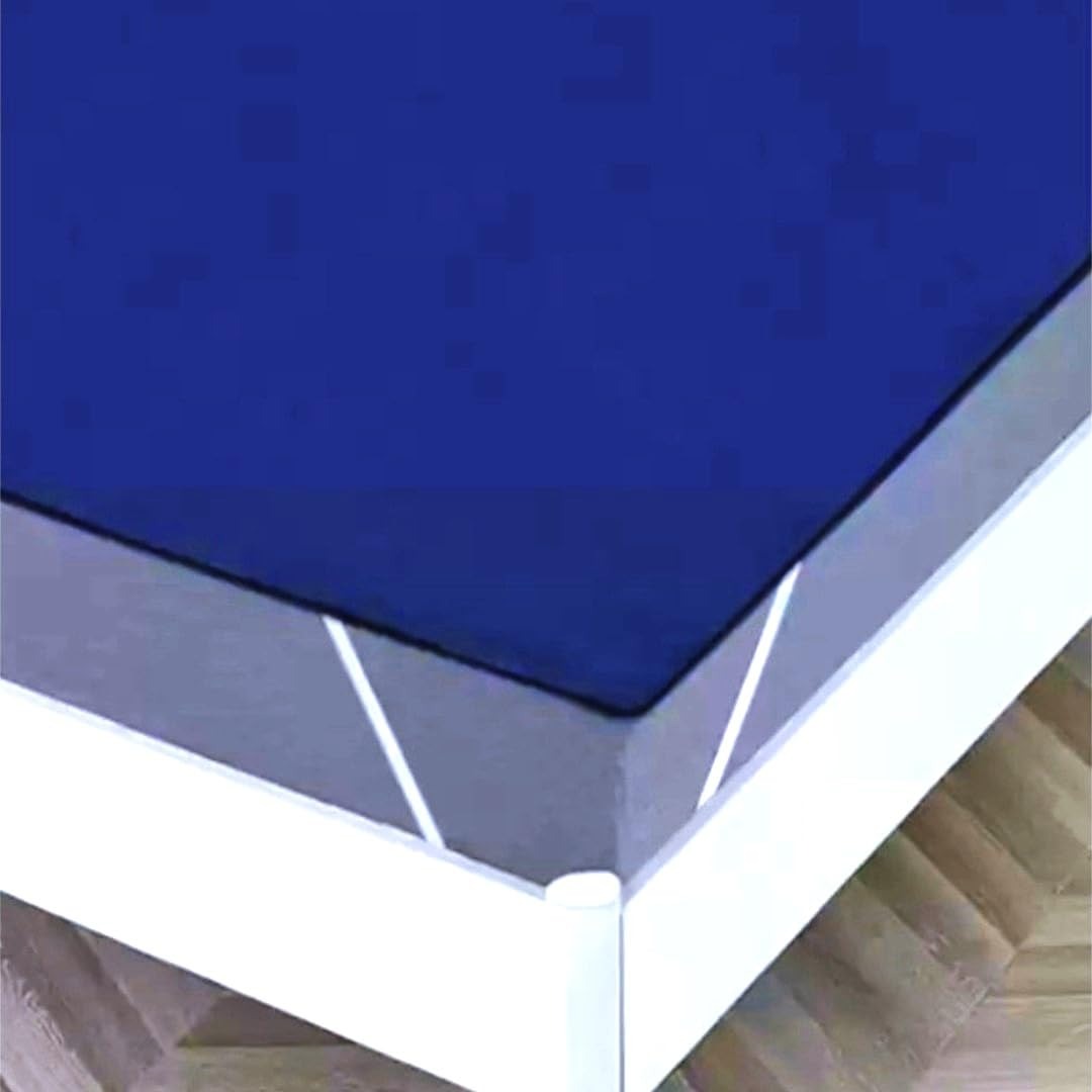 Ryka Premium Waterproof PVC Elastic Bedsheet For  Double & Single Bed | Waterproof, Dustproof & Long-Lasting Protection