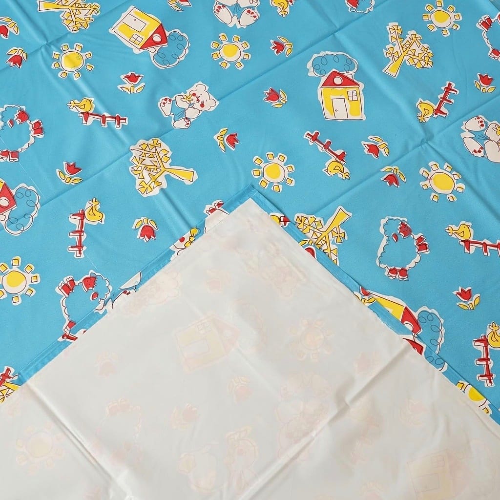 Ryka PVC Waterproof Baby Bedsheet (36x54 Inches) – Soft Printed, Reusable & Leakproof Mattress Protector| Pack Of 1 |