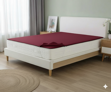 Ayka Premium Waterproof PVC Elastic Bedsheet For  Double & Single Bed | Waterproof, Dustproof & Long-Lasting Protection