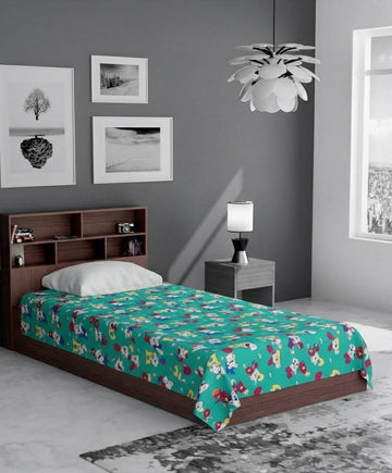 Ryka PVC Waterproof Baby Bedsheet (36x54 Inches) – Soft Printed, Reusable & Leakproof Mattress Protector| Pack Of 1 |