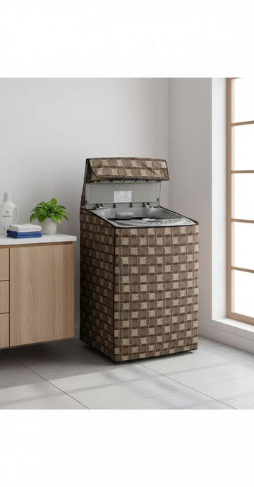 Ryka Fully Automatic Washing Machine Cover 34×32 | Waterproof, Dustproof & UV-Resistant PVC Protector | Pack Of 1