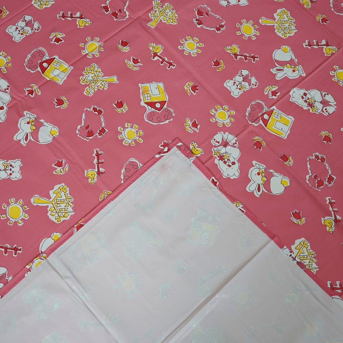 Ryka PVC Waterproof Baby Bedsheet (36x54 Inches) – Soft Printed, Reusable & Leakproof Mattress Protector| Pack Of 1 |