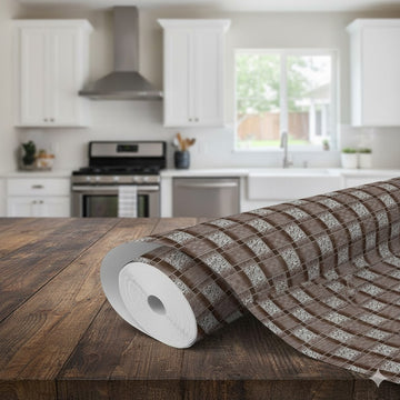 PVC Shelf Roll for Kitchen Cabinets, Drawers & Refrigerator – Waterproof, Anti-Slip, Easy to Clean Liner Sheet – Multi-Purpose Decorative Shelf Mat (5 mtr)