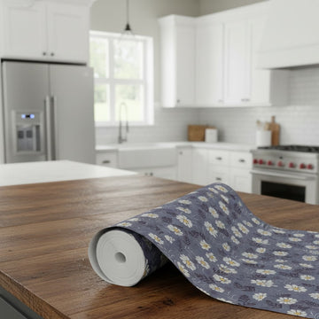 PVC Shelf Roll for Kitchen Cabinets, Drawers & Refrigerator – Waterproof , Anti-Slip, Easy to Clean Liner Sheet – Multi-Purpose Decorative Shelf Mat (5 mtr)