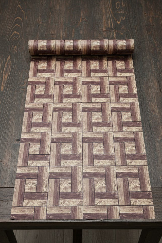 PVC Shelf Roll for Kitchen Cabinets, Drawers & Refrigerator – Waterproof, Anti-Slip, Easy to Clean Liner Sheet – Multi-Purpose Decorative Shelf Mat (5 mtr)