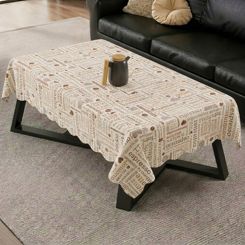 RYKA Cotton Table Cover 40x60 Inch 4 Seater | Printed Center & Dining Table Cloth (Pack Of 1)